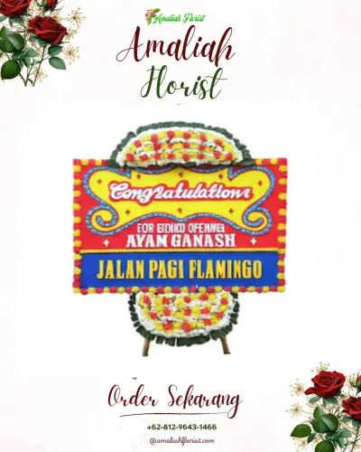 Bunga Papan Congratulation di Tumpakrejo